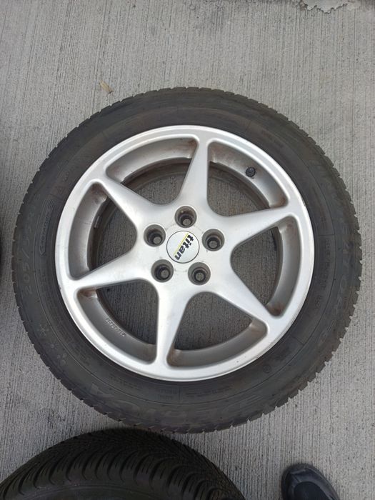 Jante x4 r16 5x112 VW EOS, cauciucuri Debica All Season DOT 24