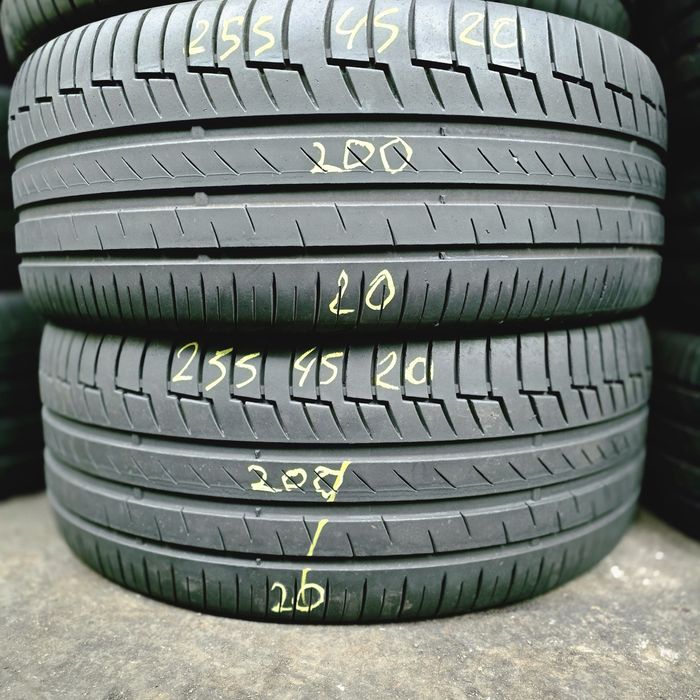 2x 255/45/20 VARA CONTINENTAL 2020 Stare excelentă