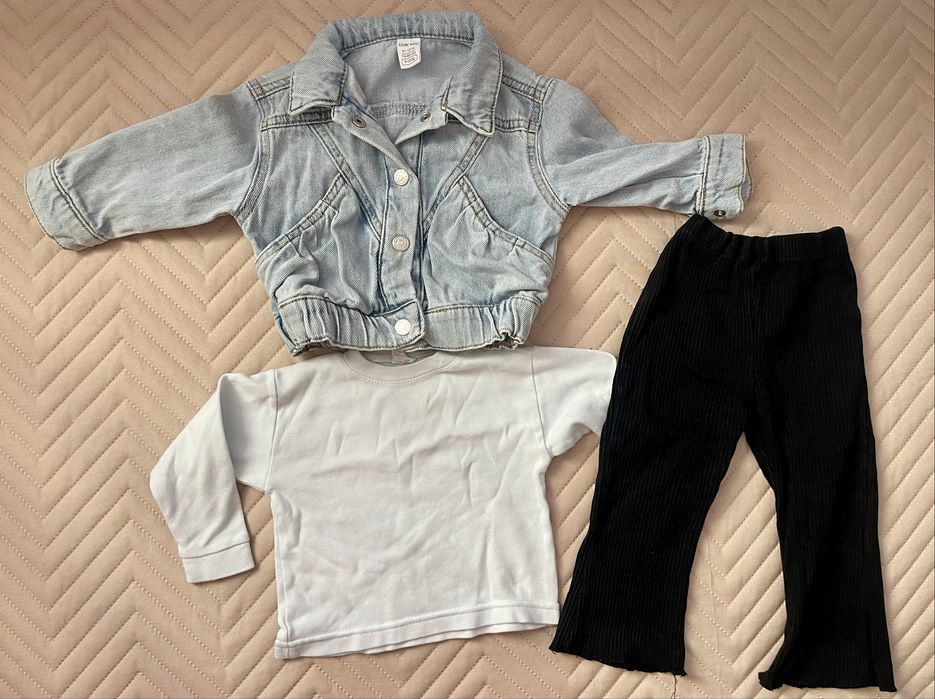 Дрехи за момиче размер 80 см