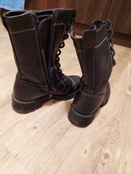 Дамски ботуши, естествена кожа, 39 номер