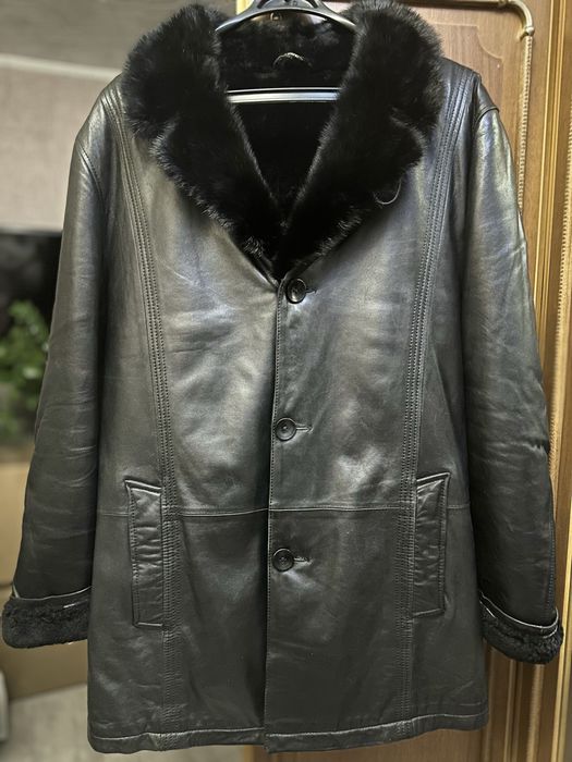 Дубленка кожаная
