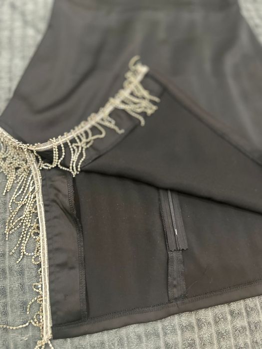 Платье короткое, черное