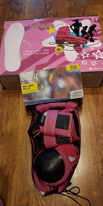 ролкови кънки ролери +  бонус протектори