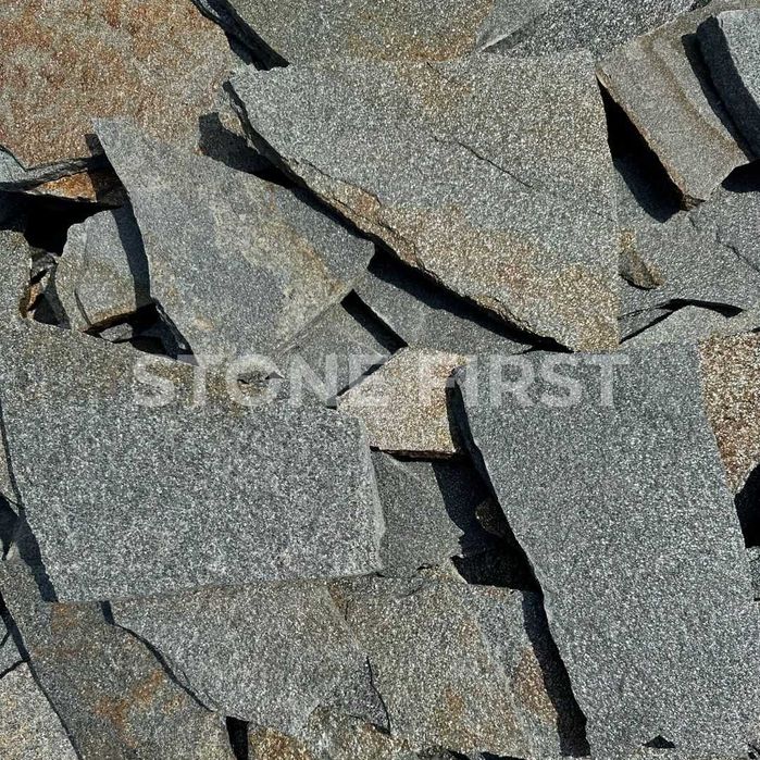 Облицовка дома плитняком