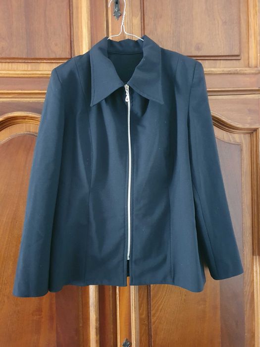 Sacou negru femei elegant, marime 44
