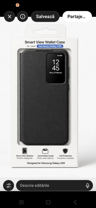 Telefon Samsung A55 ca nou,in cutie