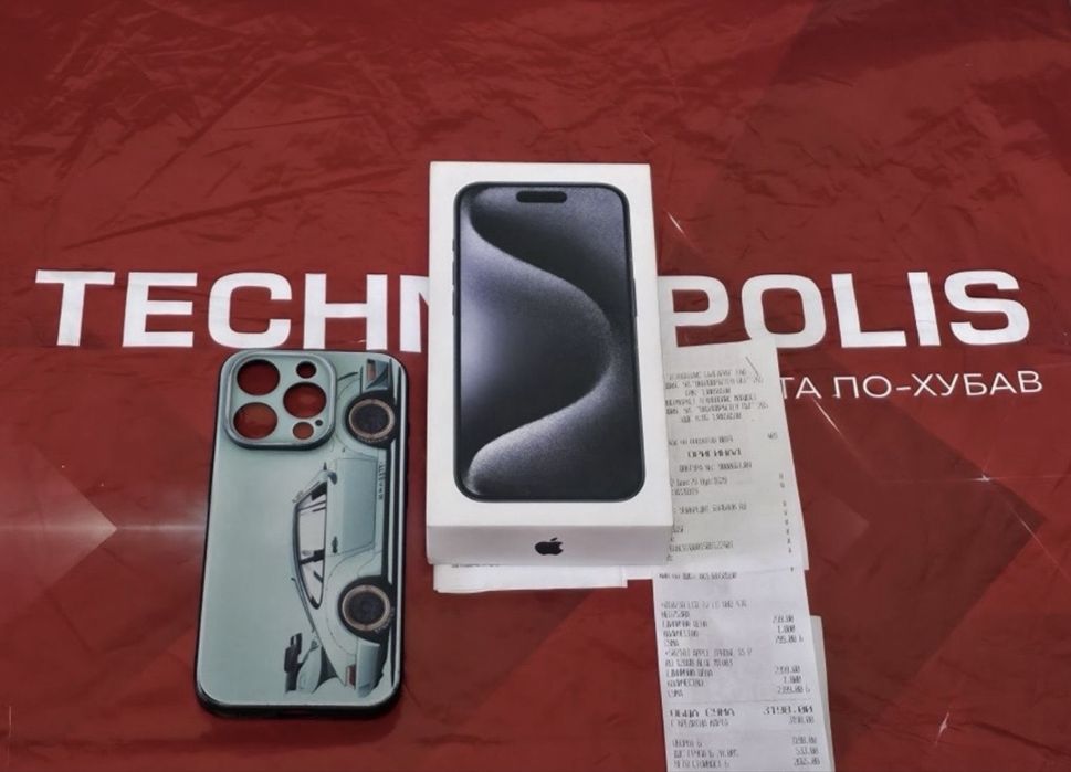 ***128GB iPhone 15 Pro 5G Technopolis Гаранция 2026г. Blue | Син