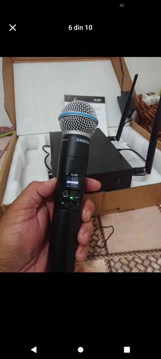 Microfon wireless digital slx 4 cu beta 58 a,impecabil