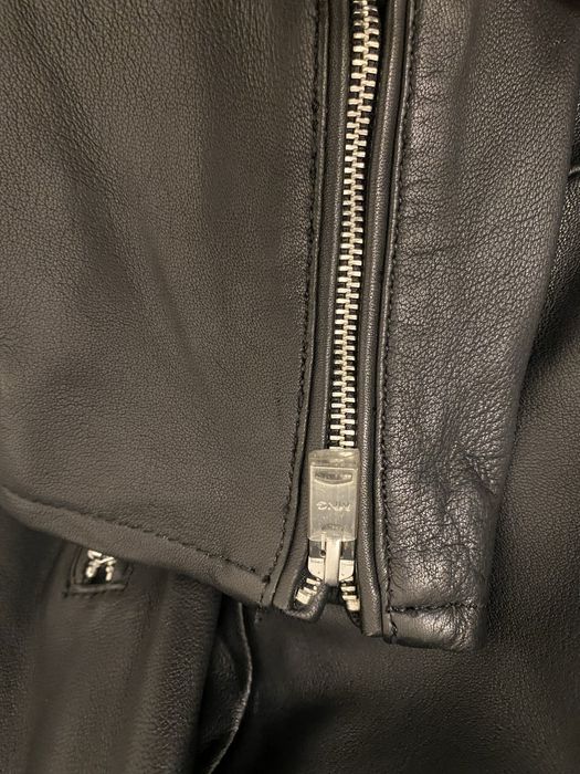 Мужская кожаная куртка MNG