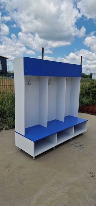 Mobilier Vestiar Sport cu Bancă și Suport Pantofi