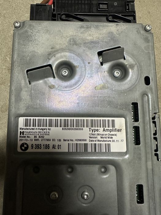 Amplificator Harman Kardon BMW Seria 3 f30 4 f32 cod 9393186