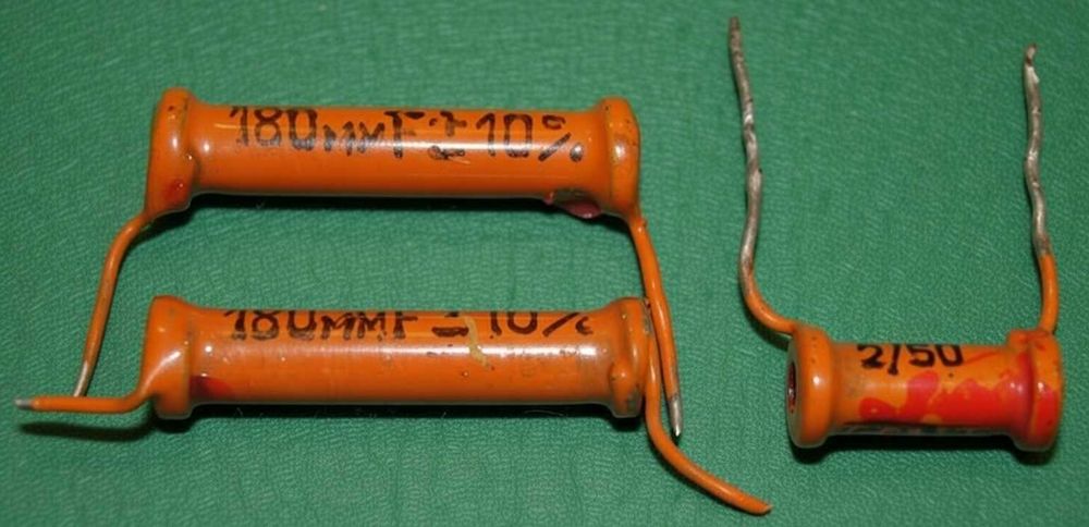 трубчатые конденсаторы ссср кт и др.