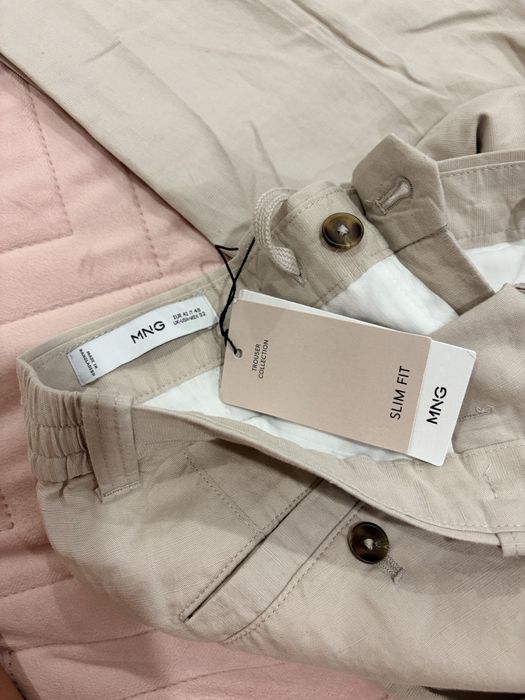 Ленен панталон Mango - нов с етикет, M/L