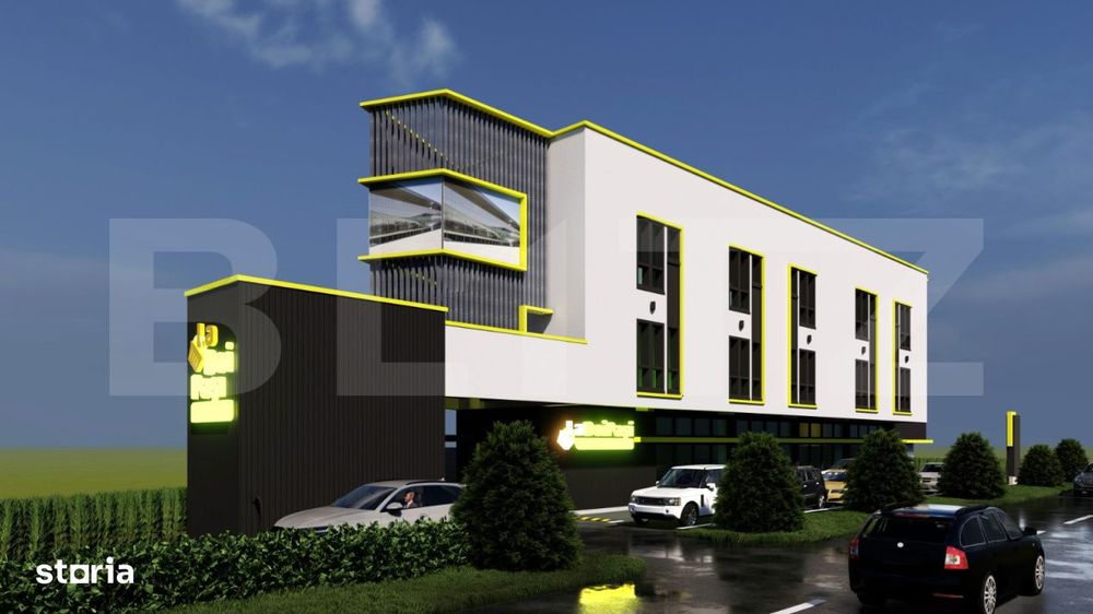 Spatiu P + 2E destinatie medicala, 1.355 mpu, 1000 mp teren, zona Ford