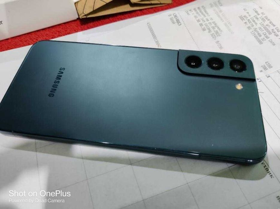 Samsung Galaxy S22+ 256GB Green, Original Clear View Cover Book Case