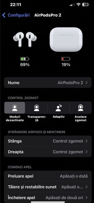 AirPods Pro 2 Noi Sigilate / Full Box – ANC + Sunet Premium