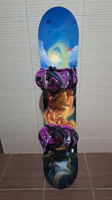 Placa snowboard 120 cm -boots burton