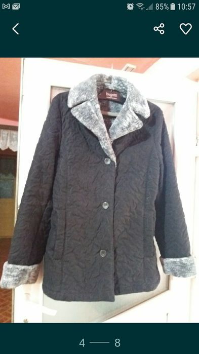 Haină de stofă imblanita