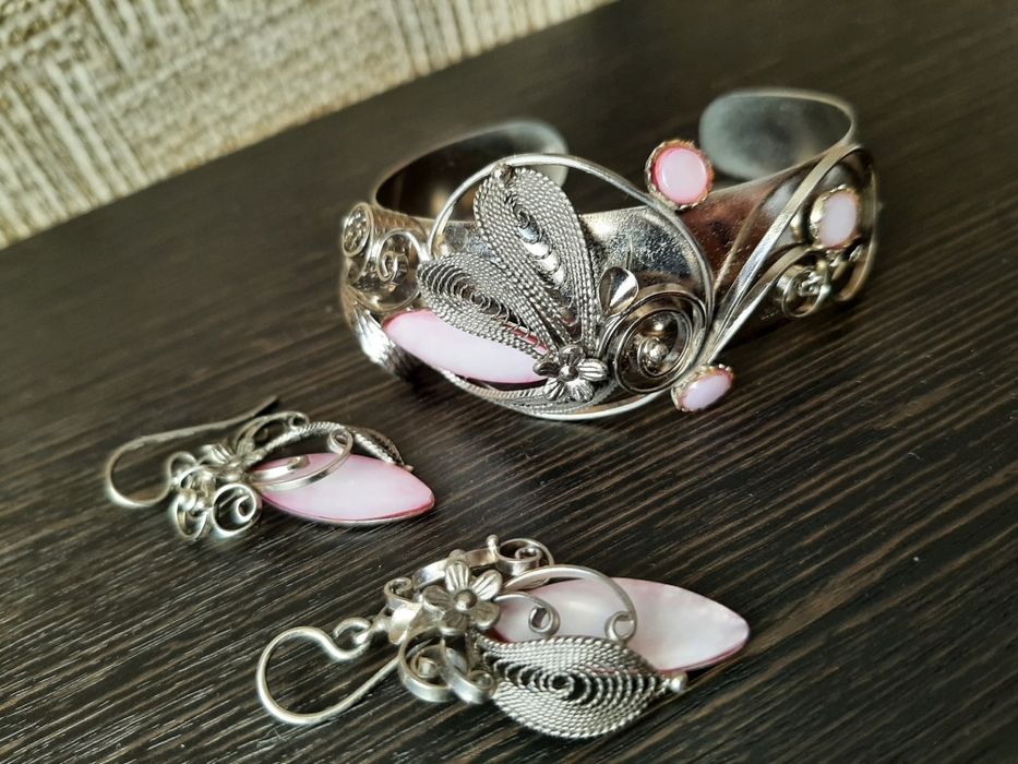 Эксклюзивный набор (серьги+ браслет)!