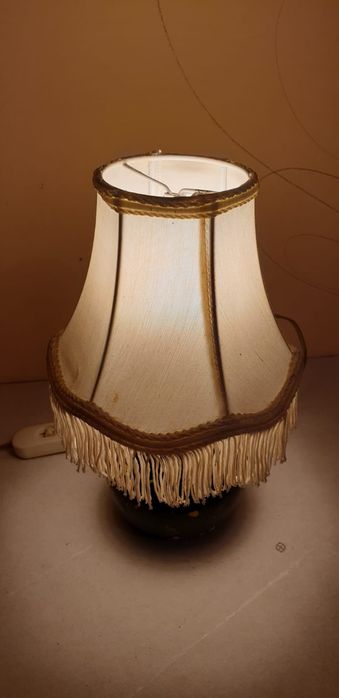 Accesoriu decorațiune lampa vintage colectie sticla Franța 1940