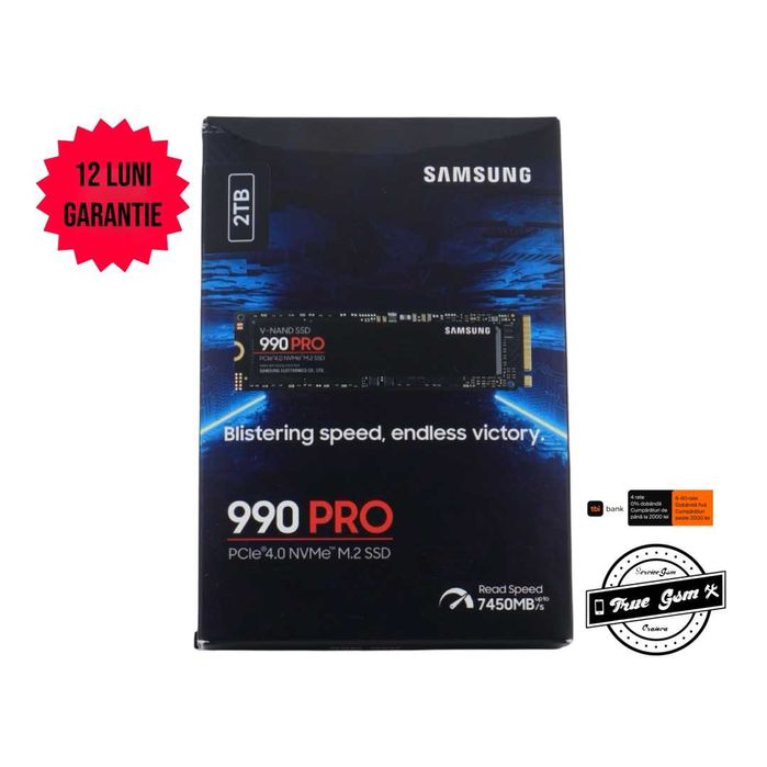 Samsung SSD 990 Pro 2TB Black - GARANTIE 12 LUNI | TrueGSM