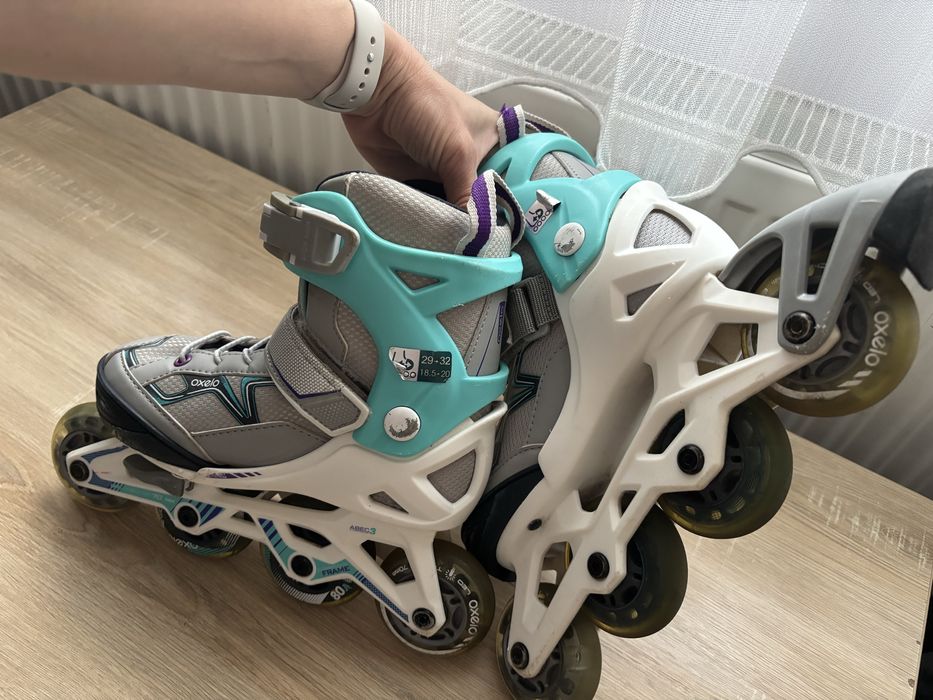 Role Oxelo FIT 3  mărimea 29 până la 32 roți luminoase