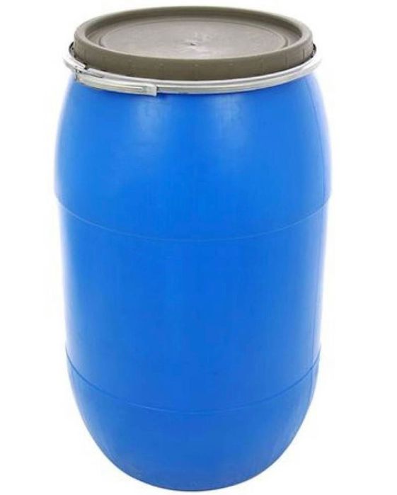 Butoaie cu capac metalic din platic  60 l