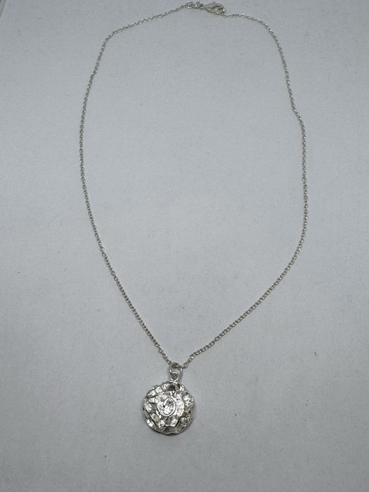 Нов сребърен синджир с висулка роза 5.63гр 925