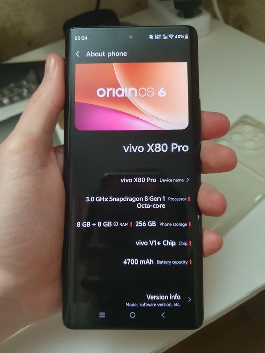 Телефон Vivo x80 pro 256 гб