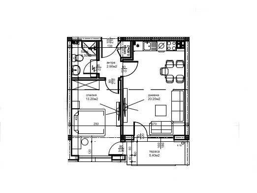 Продава се Двустаен апартамент в Пловдив, Център - 60 кв.м за 607 €/кв.м - Снимка #2