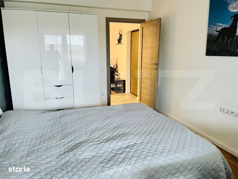 Apartament cu 2 camere, 56mp, balcon 6mp, parcare inclusa, la cheie, i