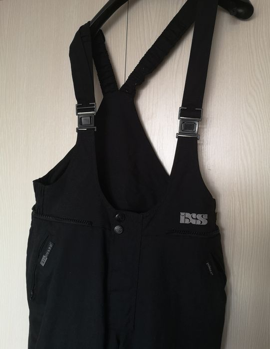 Pantaloni IXS moto scuter atv impermeabili M cu bretele