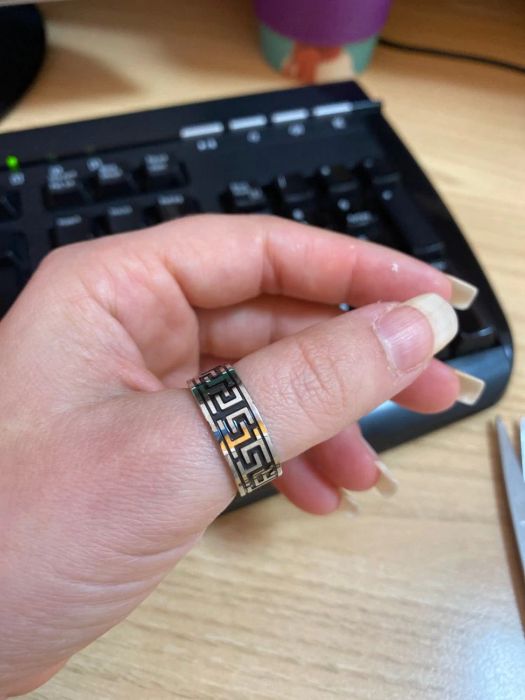 Стоманен пръстен 8 мм