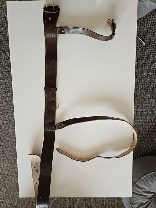 Geanta vintage  piele militara