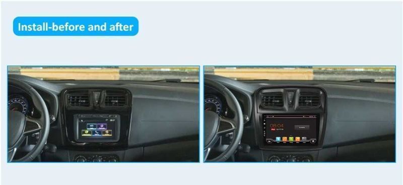 RENAULT LOGAN SANDERO 2012-2019 - 9'' / 12,3" Навигация Android,  8827