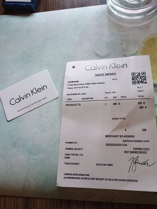 Оригинална тениска на Calvin Klein