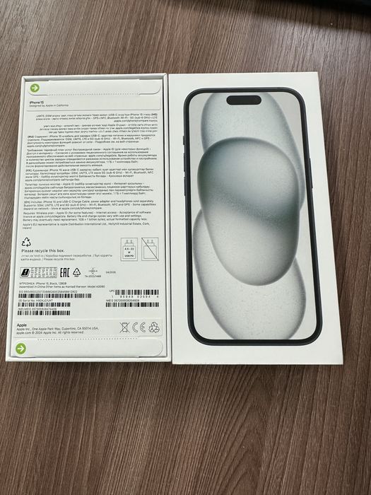 Iphone 15 128Gb  черный