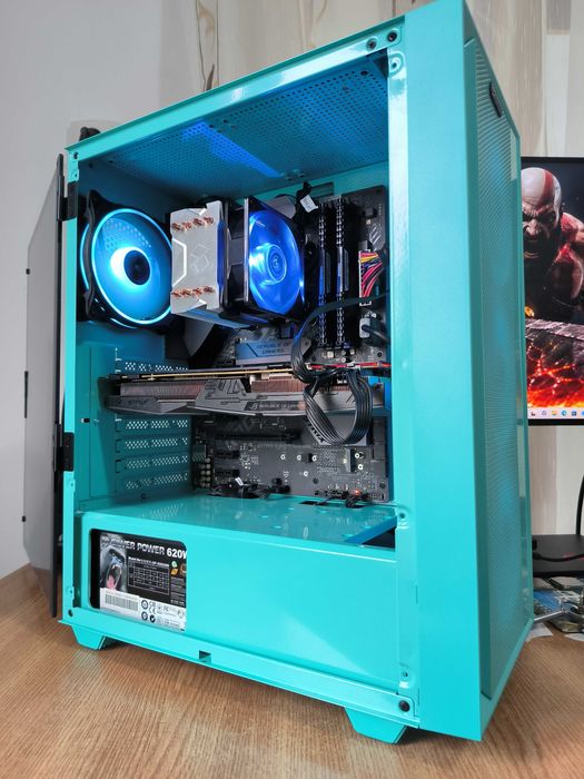 Unitate PC GAMING i7 9700 4.7Ghz/16GB DDR4/STRIX GTX1080 8GB GDDR5X/SSD NVMe 256/HDD 2TB