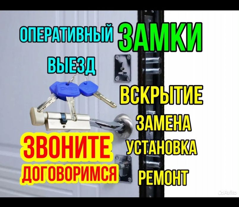 Вскрытие и установка замков* Открыть дверь квартиру* Вскрытие авто *