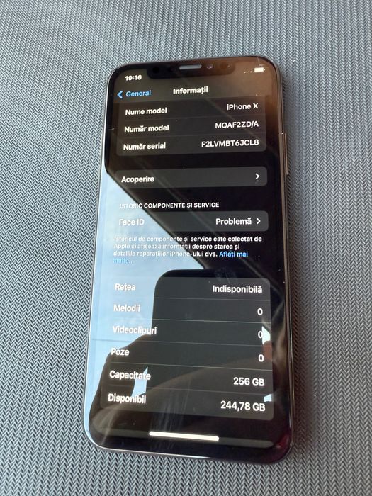 iPhone X 256Gb 100% baterie