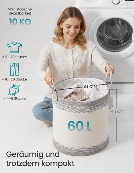 Кош за пране с капацитет 60Л