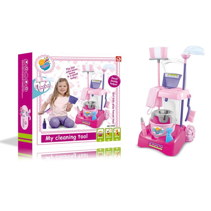 Количка за почистване My Cleaning Tool плюс прахосмукачка