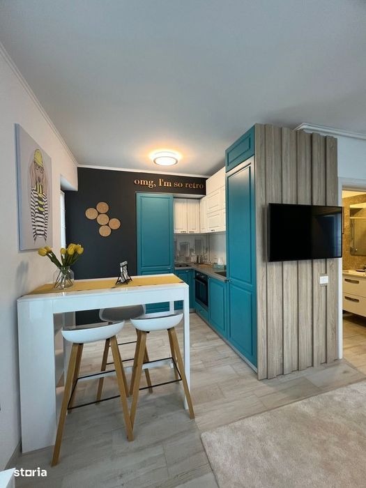 Bazilescu, apartament 2 camere, design arhitect, 2 minute de metrou.