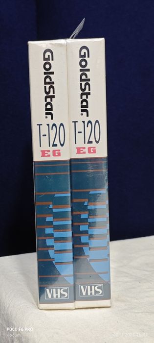 Видео кассеты Gold Star 120 минут. В коллекцию .