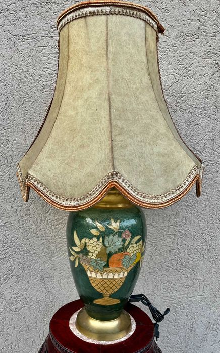 Superba lampa cloissone-alama-email-Franta