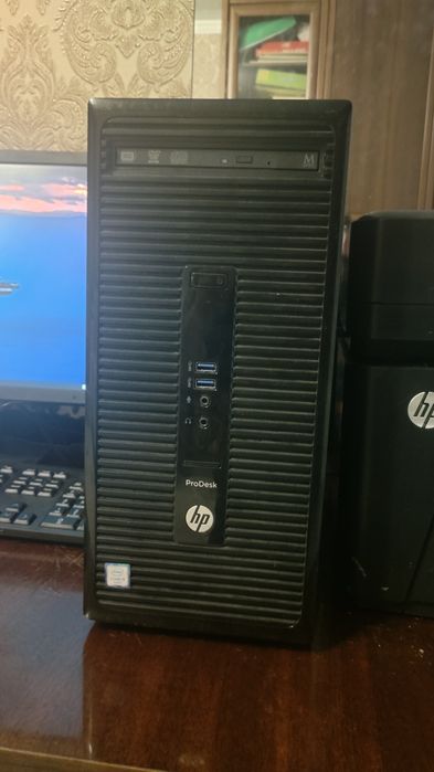 компьютер принтер HP монитор