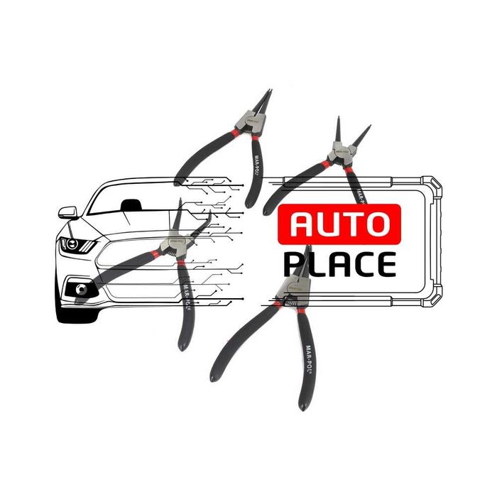 Комплект зегер клещи 4 части 180 мм Mar-Pol