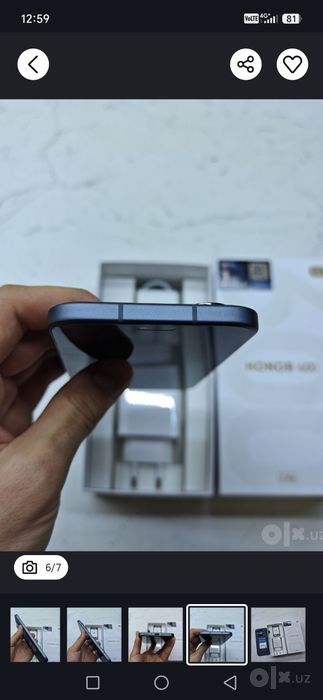 Honor 600 Lite blek