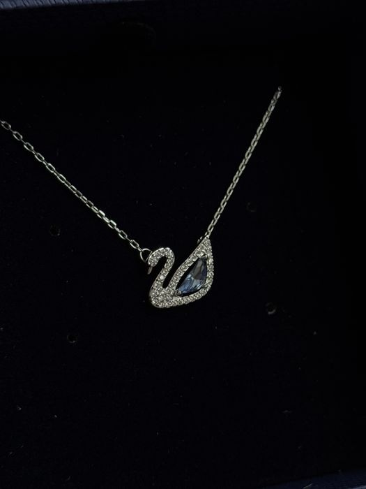 Swarovski/Сваровски колие silver blue