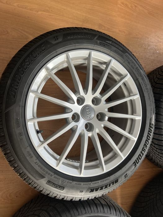 Set Jante Iarna Noi Audi A5 A4 2024 Bridgestone Blizzak 225 50 17